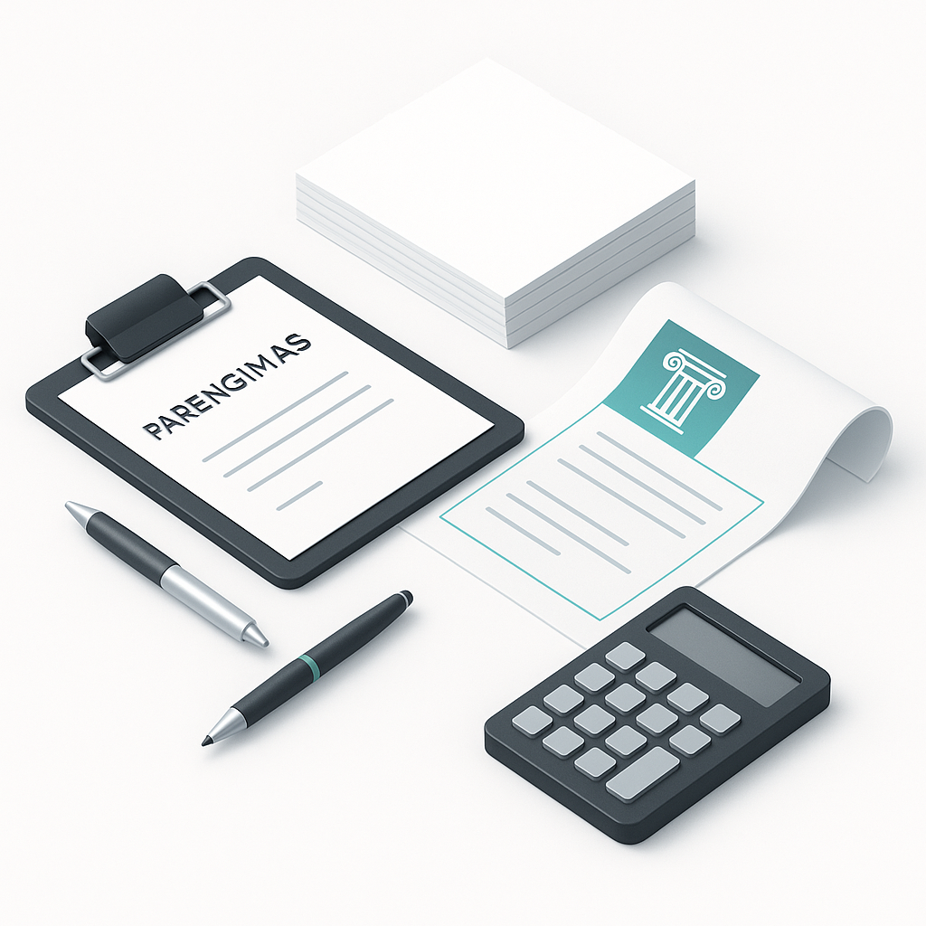 Darbo sutarties parengimas (standartinė)