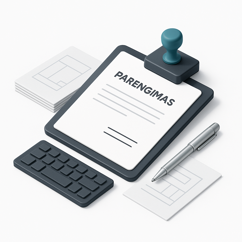 Komandiruotės įsakymo parengimas